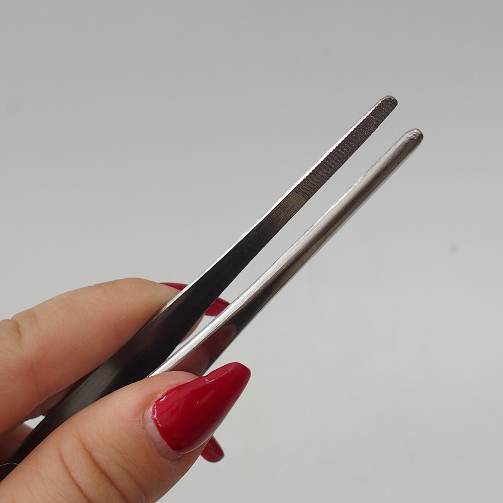 Drapák a pinzeta 22 cm - nerezová oceľ