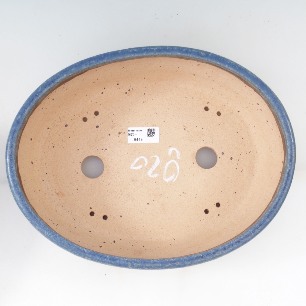 Miska na bonsaj 33 x 25 x 8 cm , farba modrá