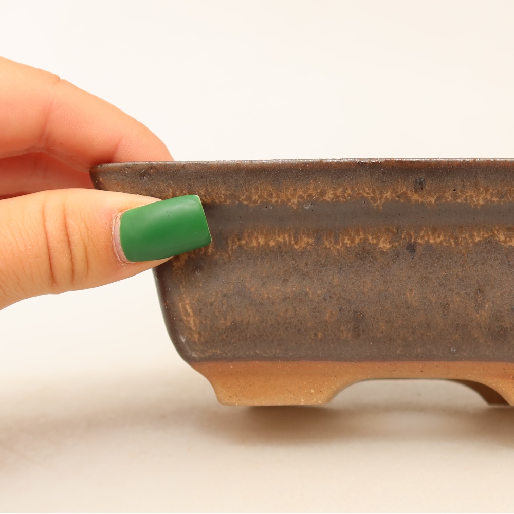 Keramická miska  14,5 x 10 x 5 cm, farba hnedá