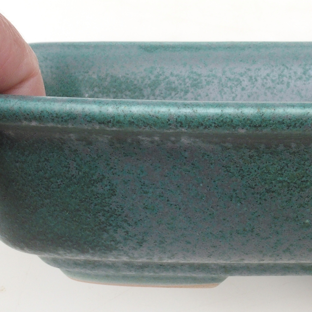 Bonsai miska H09 – 30 x 23 x 7,5 cm. - zelená