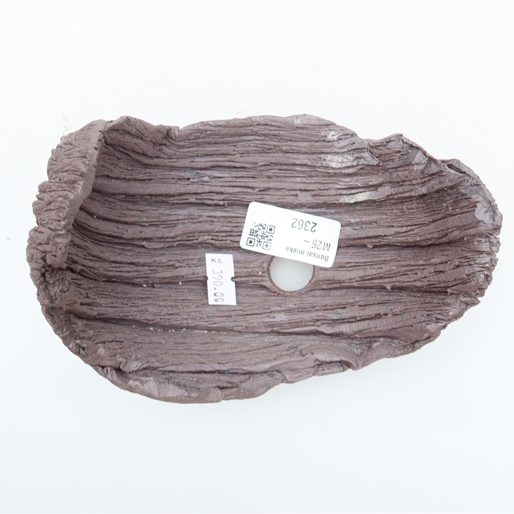 Keramická škrupina  15 x 11 x 14 cm, farba hnedá