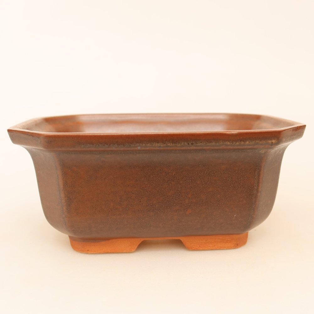 Keramická miska  15 x 12 x 7 cm, farba hnedá