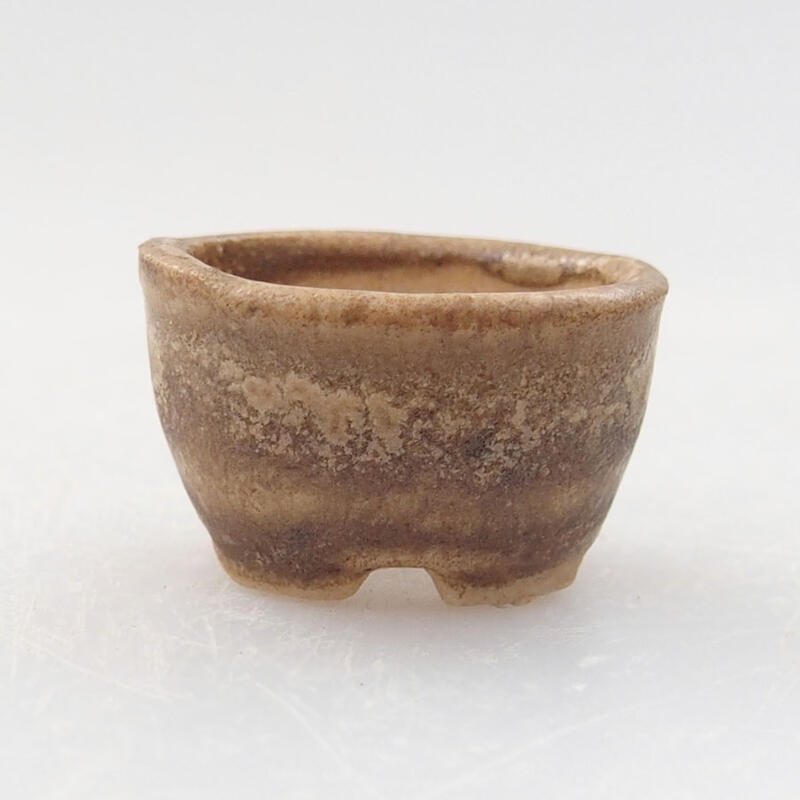 Mini bonsai miska 2 x 1,5 x 1,5 cm, farba hnedá