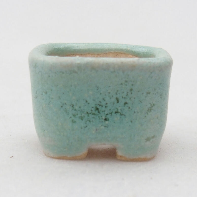 Mini bonsai miska 2 x 2 x 1,5 cm, farba zelená
