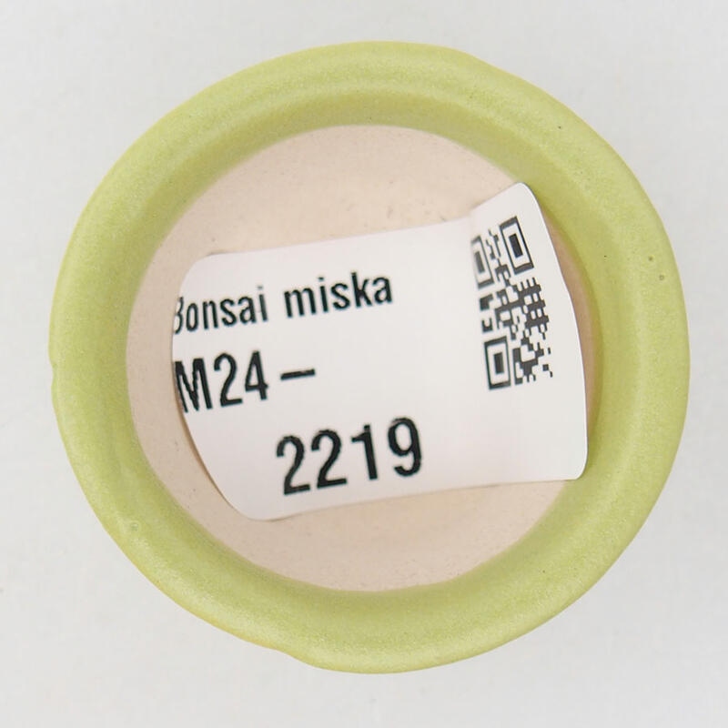 Mini bonsai miska 3,5 x 3,5 x 2 cm, farba zelená