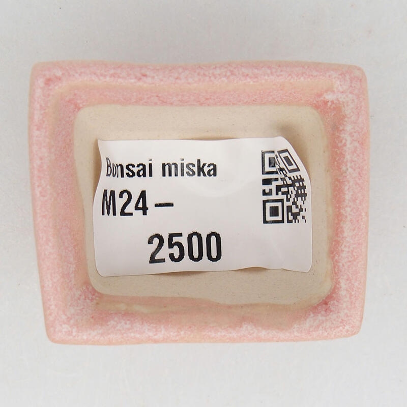 Mini bonsai miska 4 x 3,5 x 2,5 cm, farba ružová