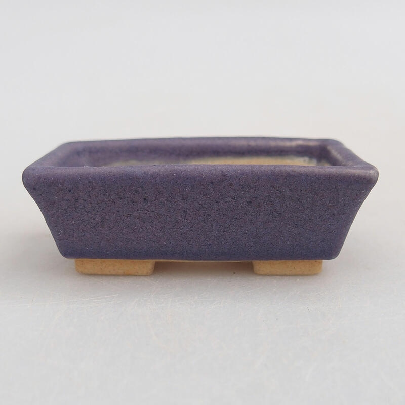 Mini bonsai miska 5,5 x 3,5 x 2 cm, farba fialová