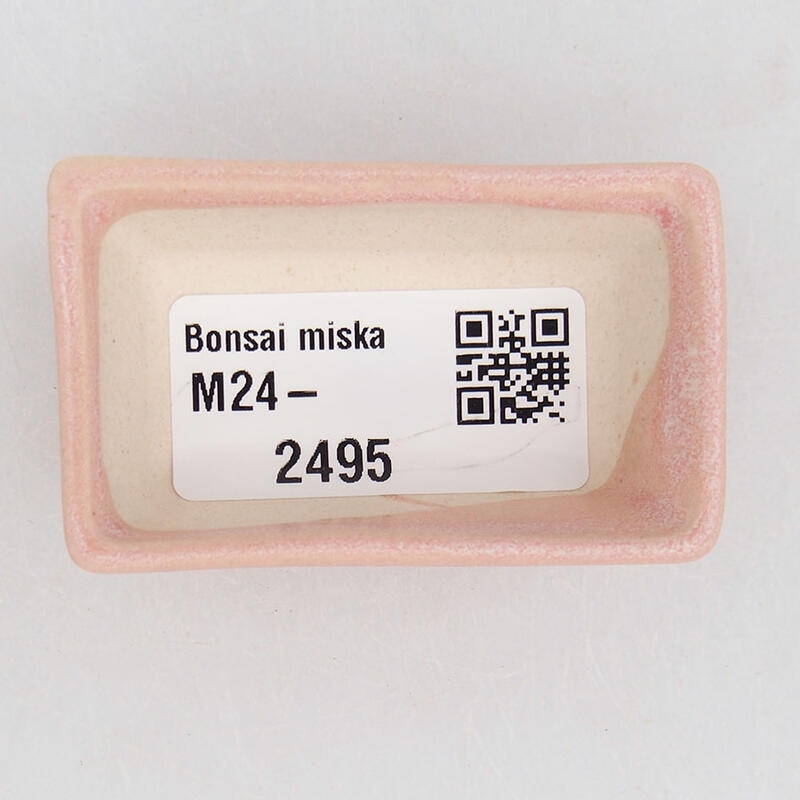 Mini bonsai miska 5,5 x 3 x 2 cm, farba ružová