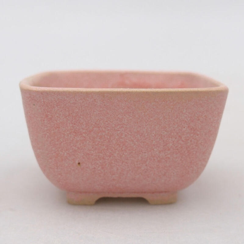 Mini bonsai miska 5 x 5 x 3 cm, farba ružová