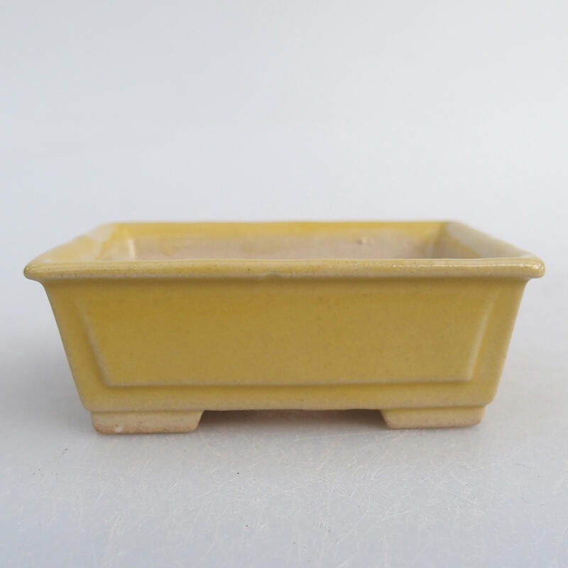 Mini bonsai miska 6,5 ​​x 5,5 x 2,5 cm, farba žltá