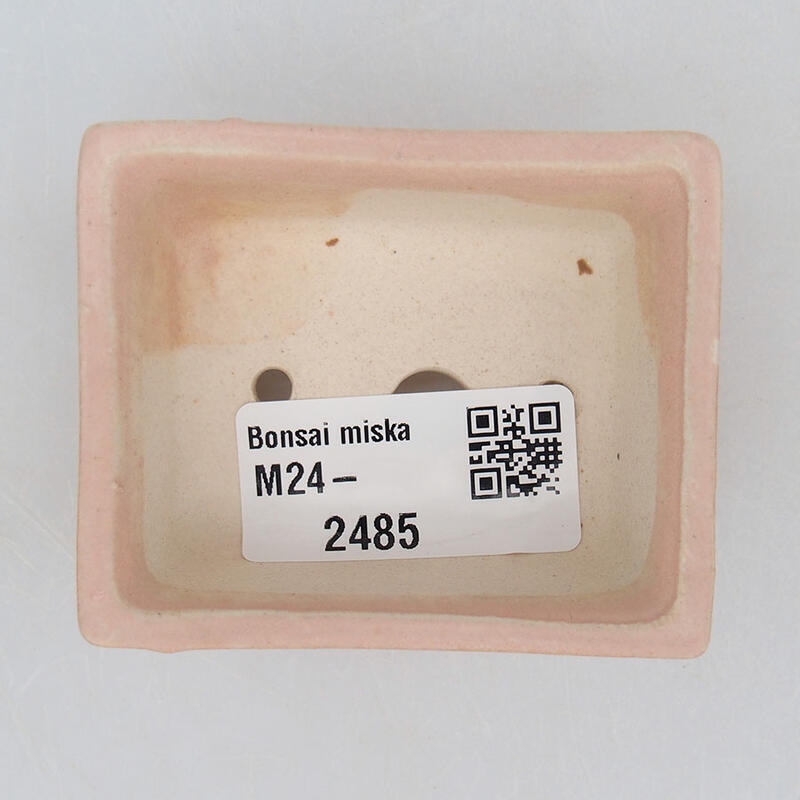 Mini bonsai miska 6,5 ​​x 5 x 2,5 cm, farba ružová