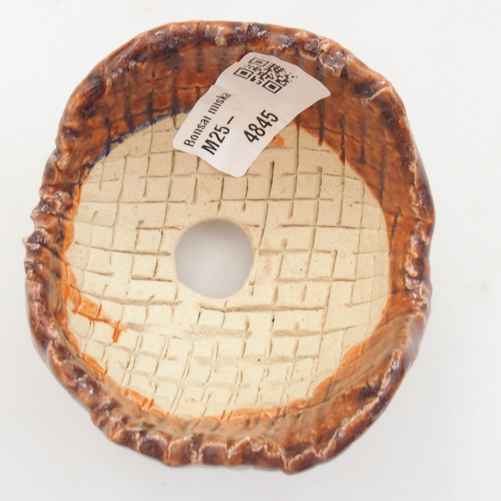 Keramická škrupina 7,5 x 7 x 6 cm, farba hnedá