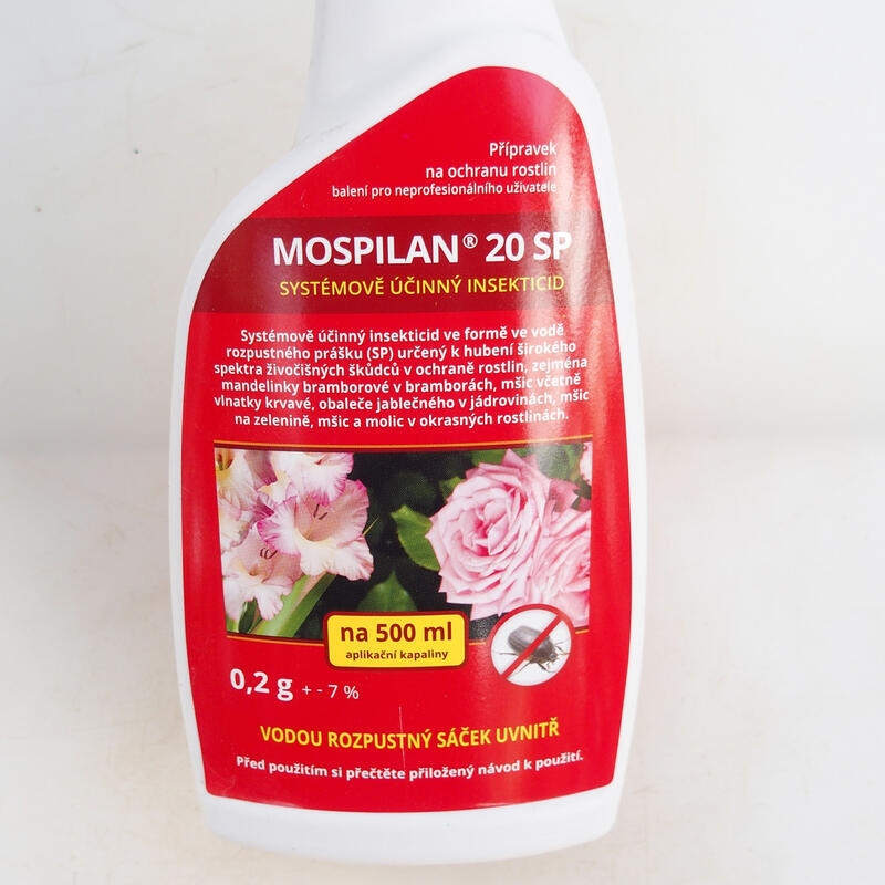 Mospilan 20SP insekticíd v postrekovači 0,5 litra