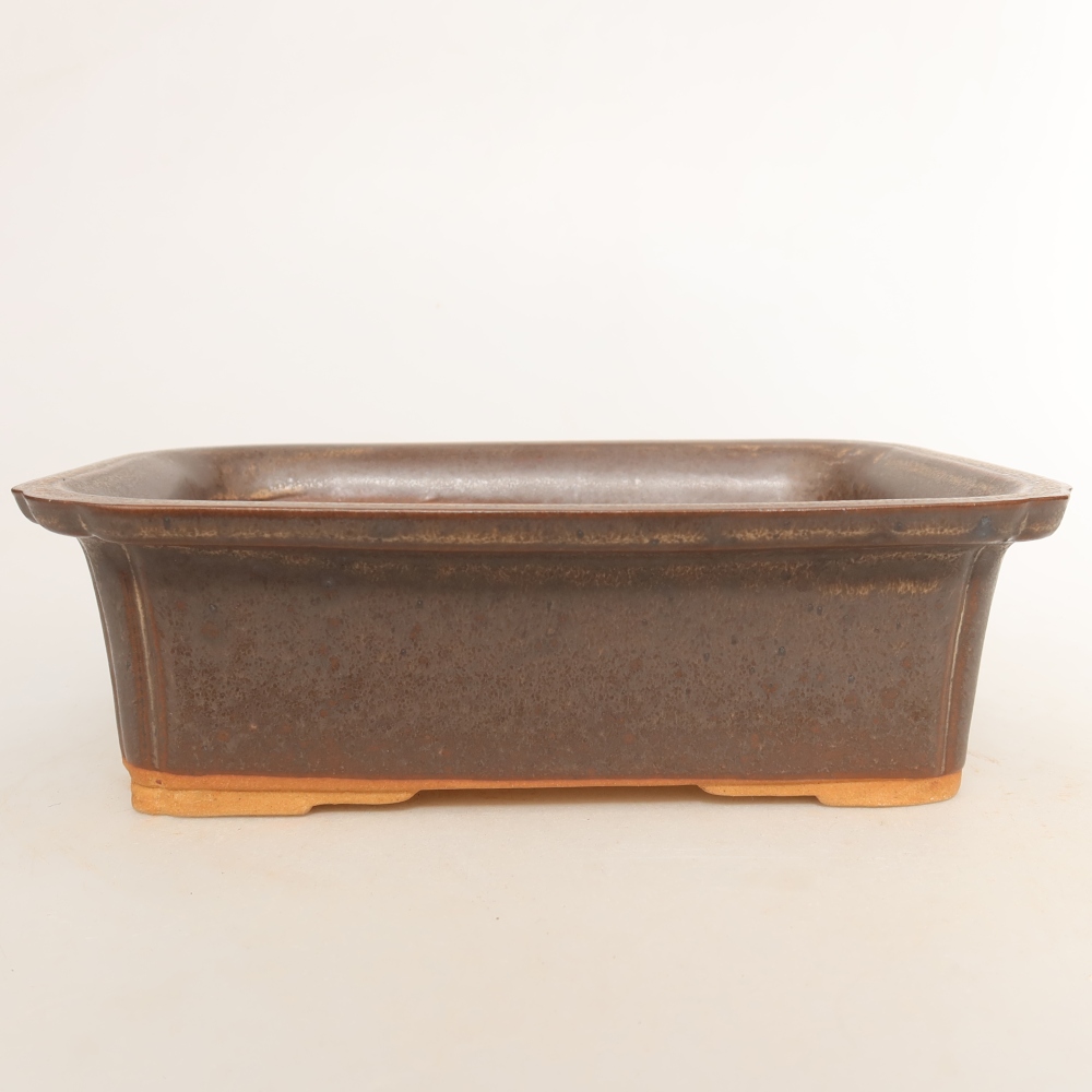 Keramická miska  20 x 15,5 x 5,5 cm, farba hnedá