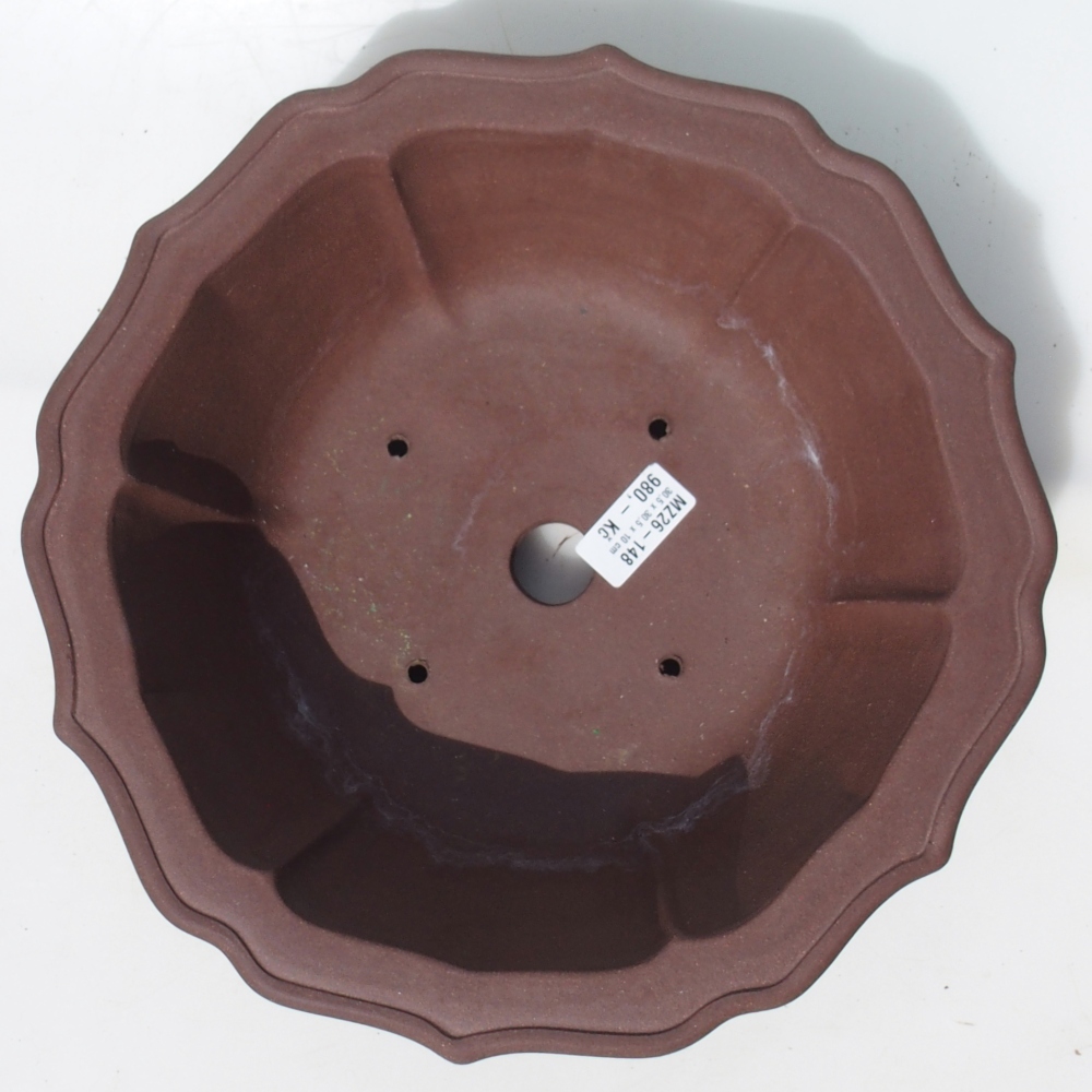 Miska na bonsaj 30,5 x 30,5 x 10 cm - hnedá