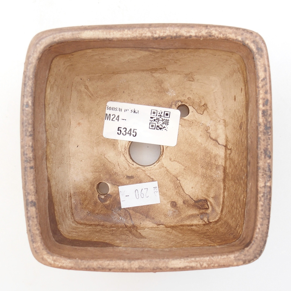 Keramická bonsai miska10,5 x 10,5 x 7 cm, farba ružová