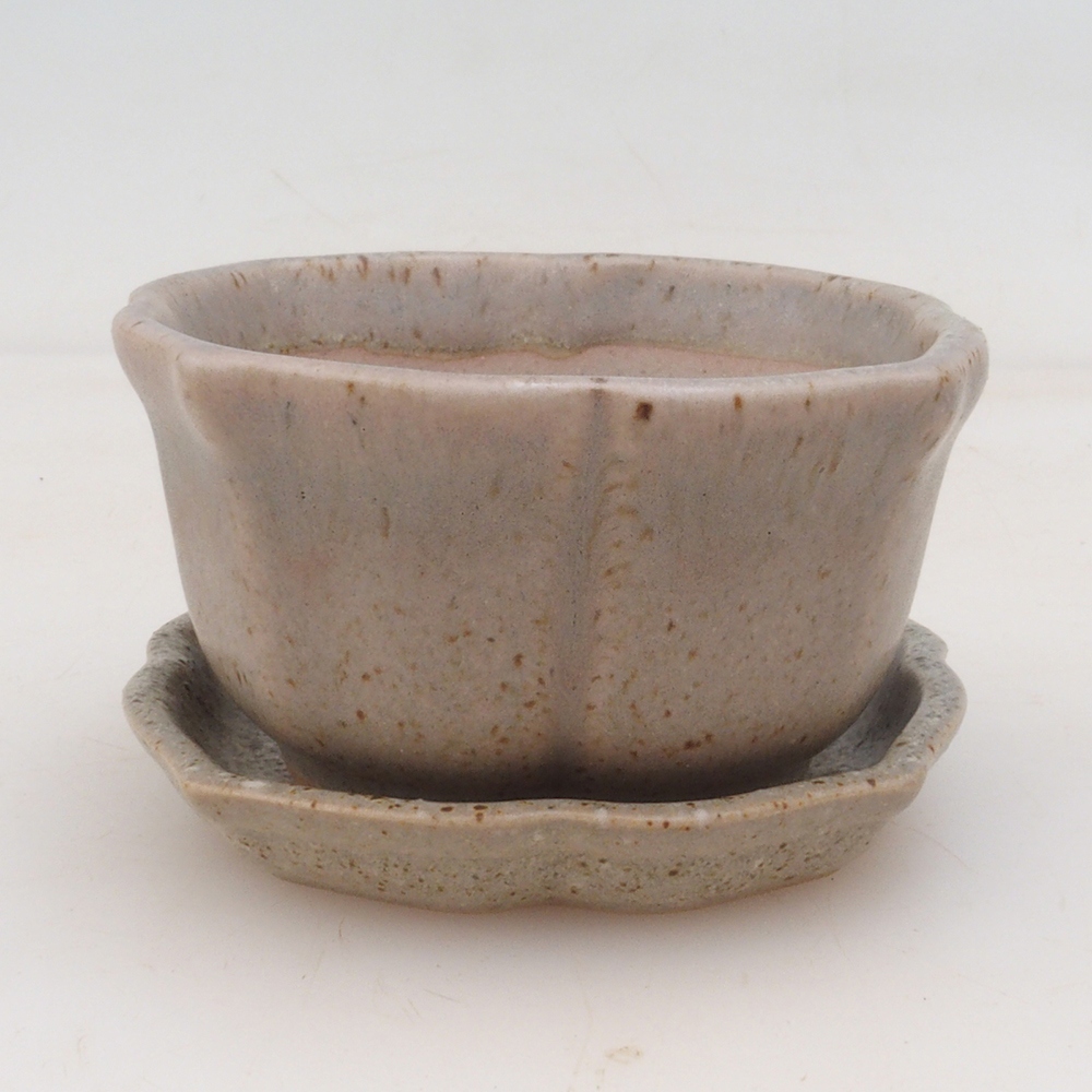 Bonsai miska + podmiska H95 - béžová