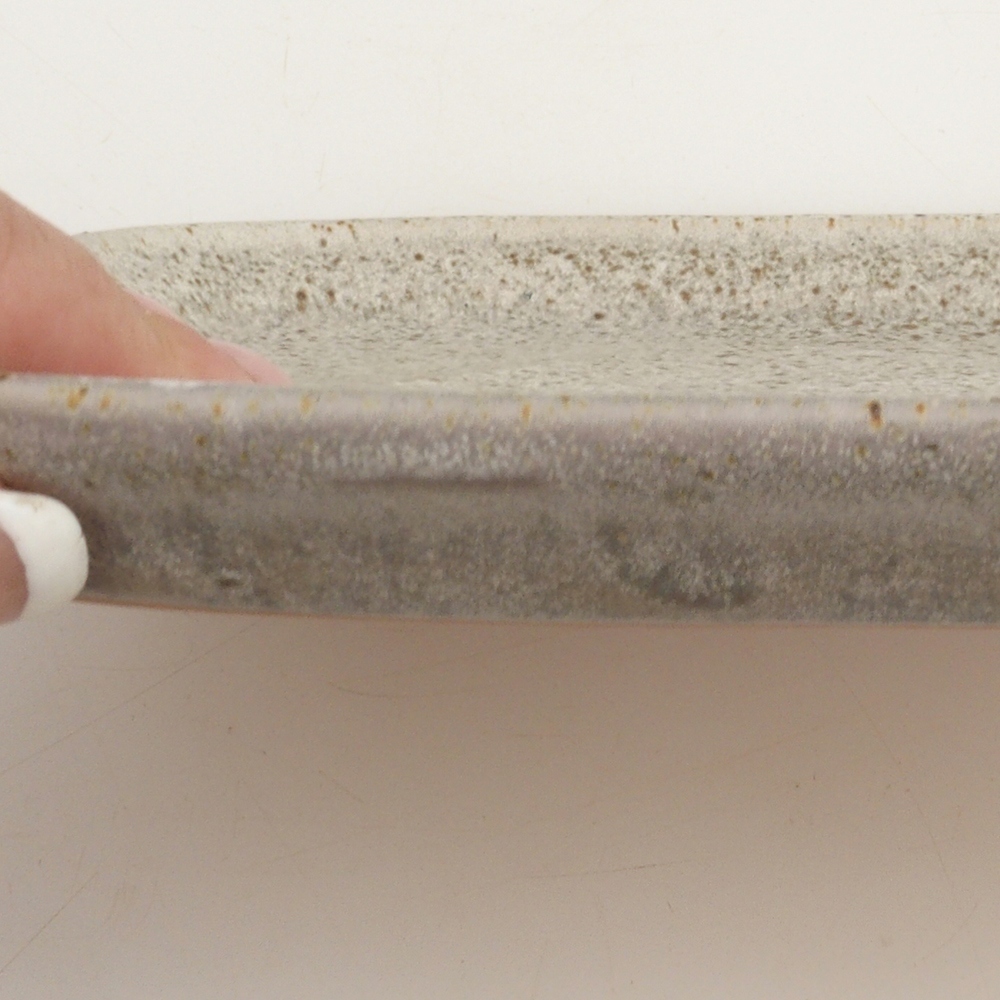 Keramická podmiska H06 - 20,5 x 14,5 x 1,5 cm - béžová
