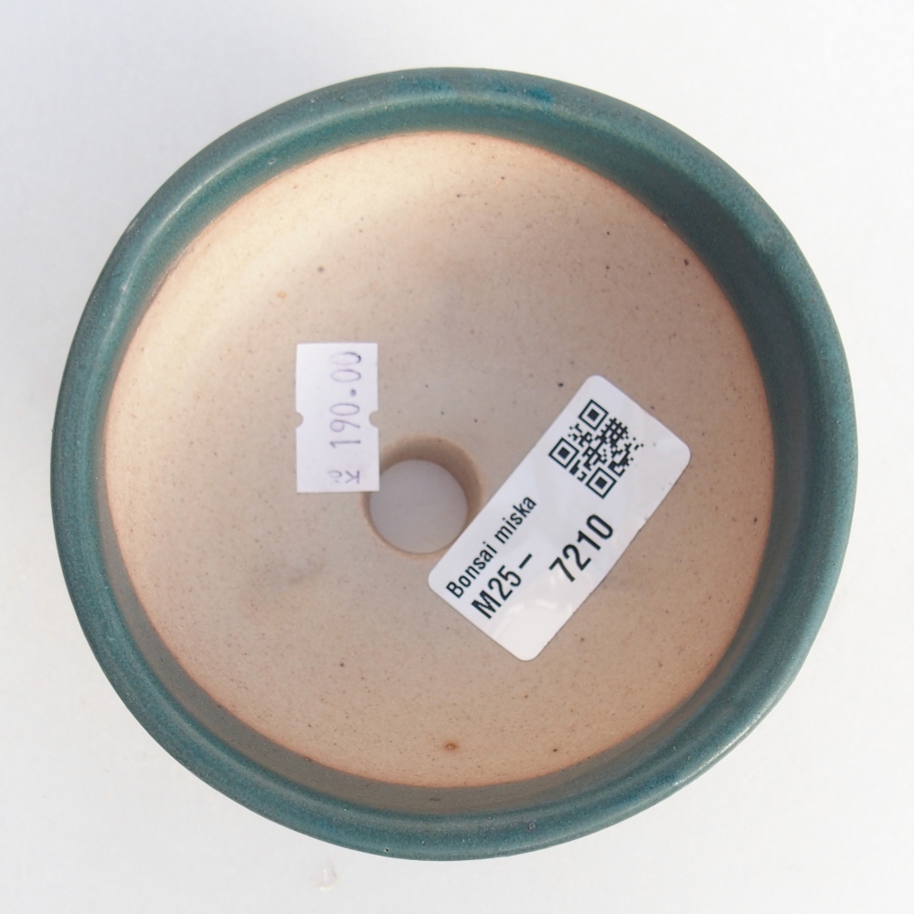 Keramická miska na bonsaje 10 x 10 x 5 cm, farba modrá