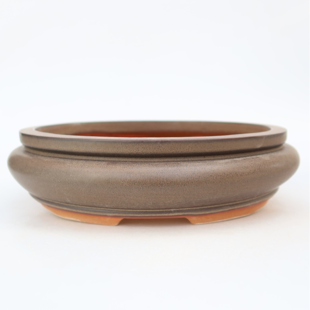 Keramická miska  23 x 23 x 7 cm, farba: hnedá