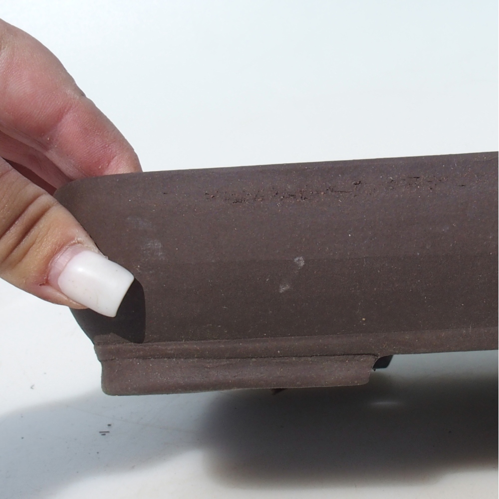 Miska na bonsaj 25,5 x 17,5 x 5 cm breza hnedá