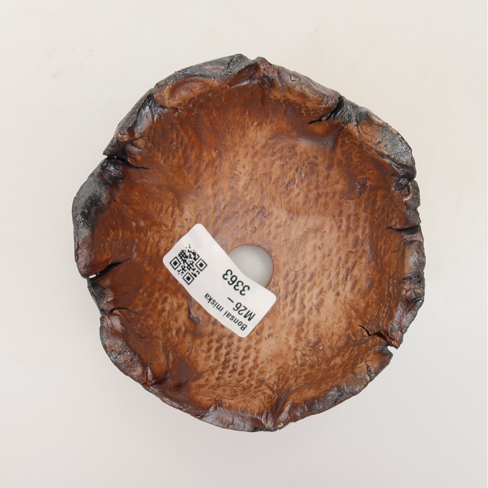 Keramická škrupina 10,5 x 10,5 x 7 cm, farba hnedá