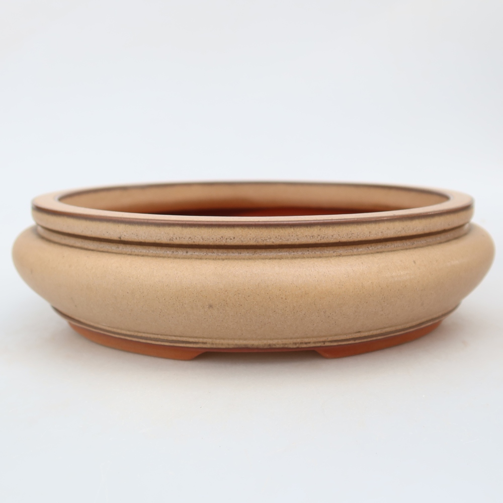 Keramická miska  23 x 23 x 7 cm, farba béžová