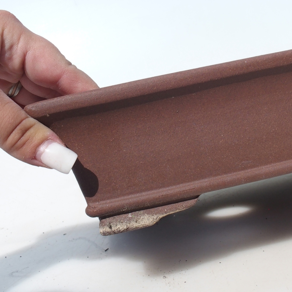 Miska na bonsaj 30 x 24 x 7 cm breza hnedá