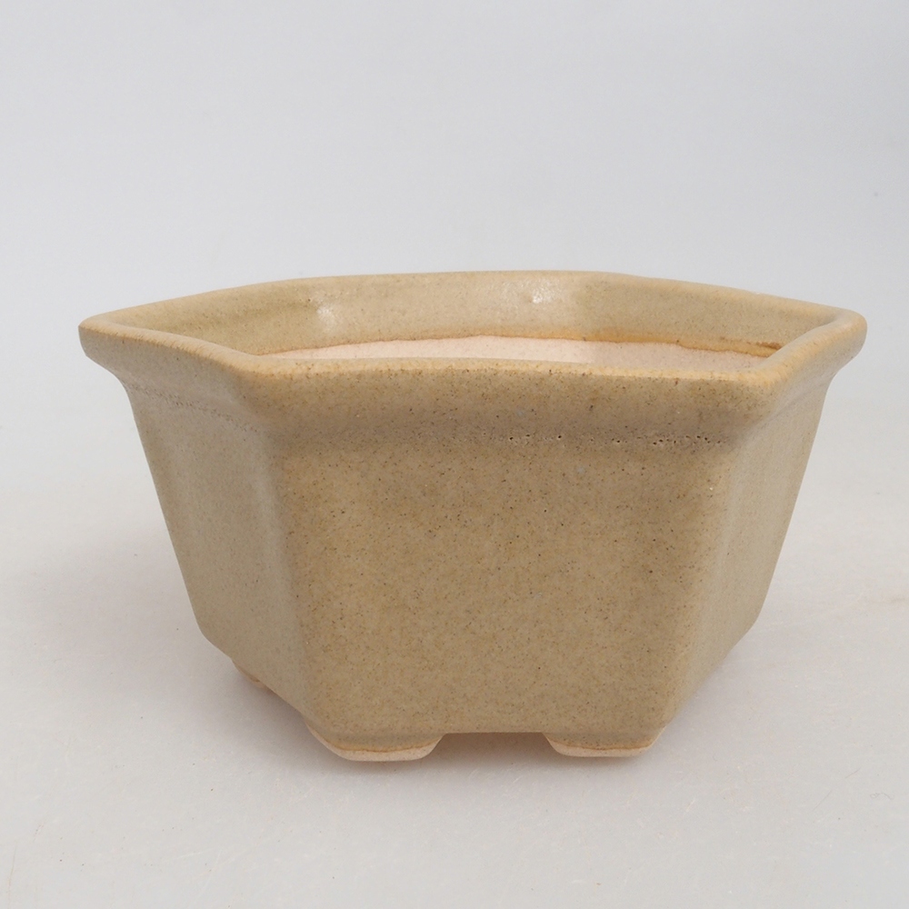 Mini bonsai miska 8 x 7 x 4  cm, farba hnedá