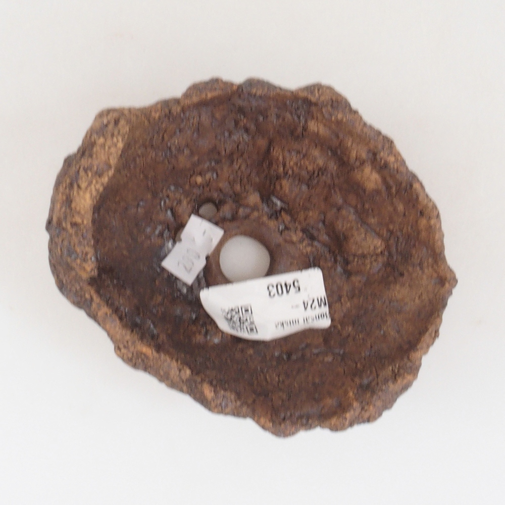 Keramická Škrupina 10 x 8 x 10 cm , farba hnedá