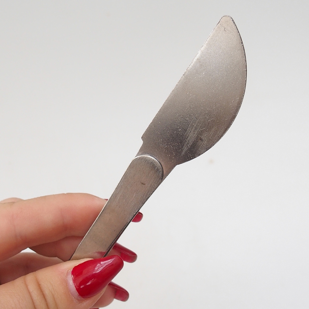 Špachtľa a pinzeta 22 cm - nerezová oceľ