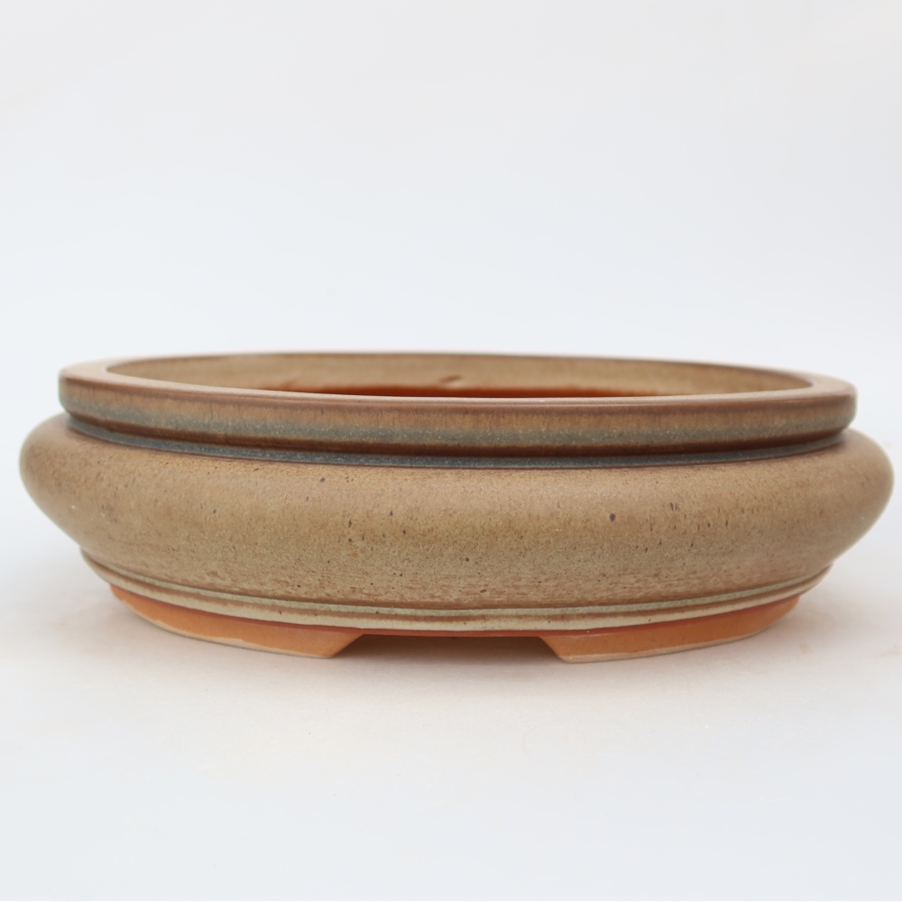 Keramická miska  23 x 23 x 7 cm, farba hnedá