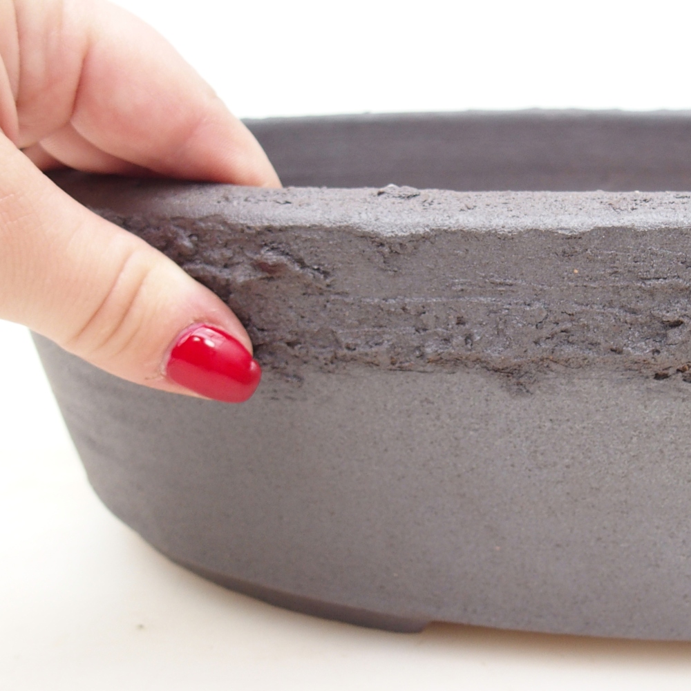 Miska na bonsaj 33 x 26,5 x 8,5 cm , farba hnedá