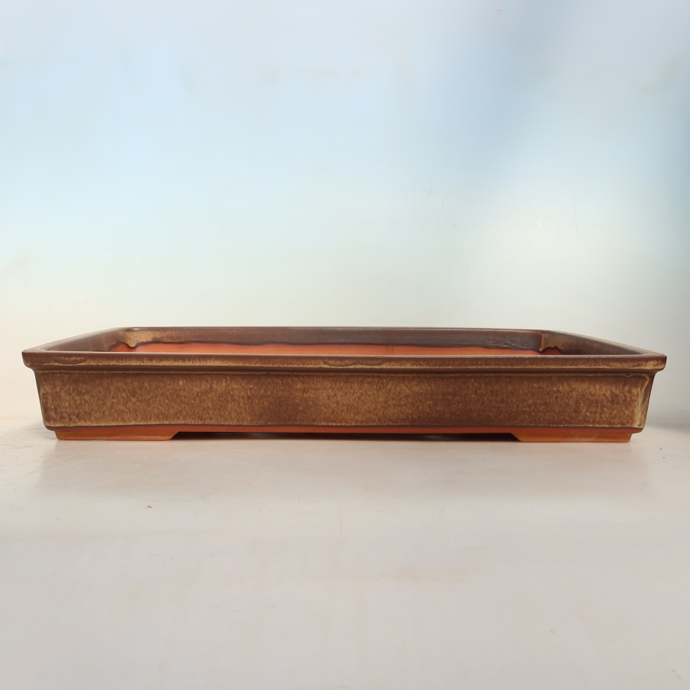 Keramická misa  45 x 29 x 6,5 cm, farba hnedá – IBA OSOBNÝ ODBER alebo preprava na palete
