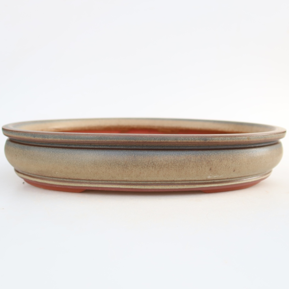 Keramická miska  31 x 23,5 x 5,5 cm, farba hnedá