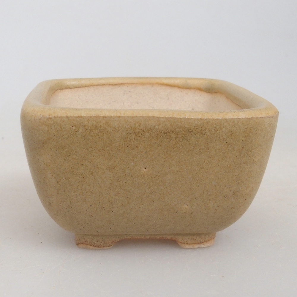 Mini bonsai miska 4,5 x 4,5 x 3  cm, farba hnedá