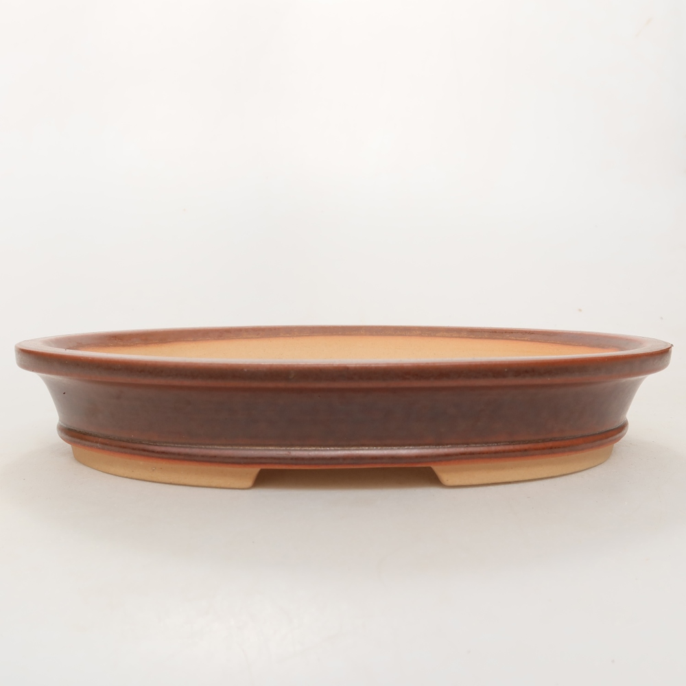 Keramická Miska 21 x 15 x 4 cm, farba hnedá