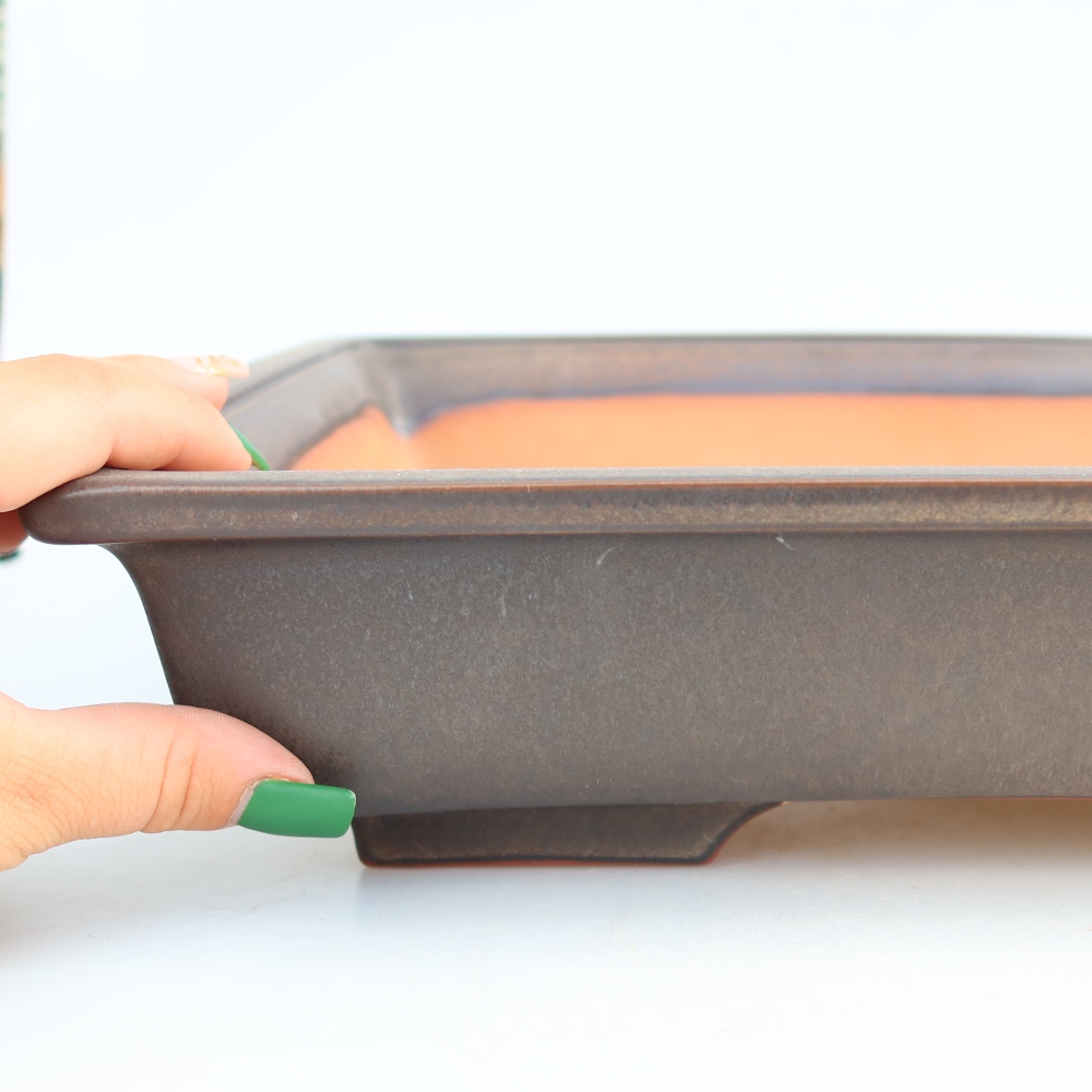 Keramická miska  36 x 23 x 8 cm, farba hnedá – IBA OSOBNÝ ODBER alebo preprava na palete