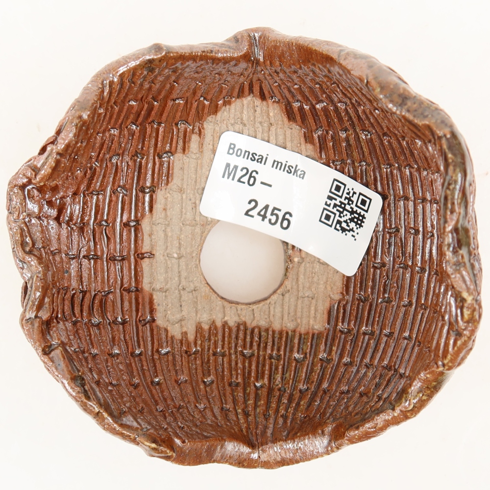 Keramická škrupina  9 x 8,5 x 7 cm, farba hnedá