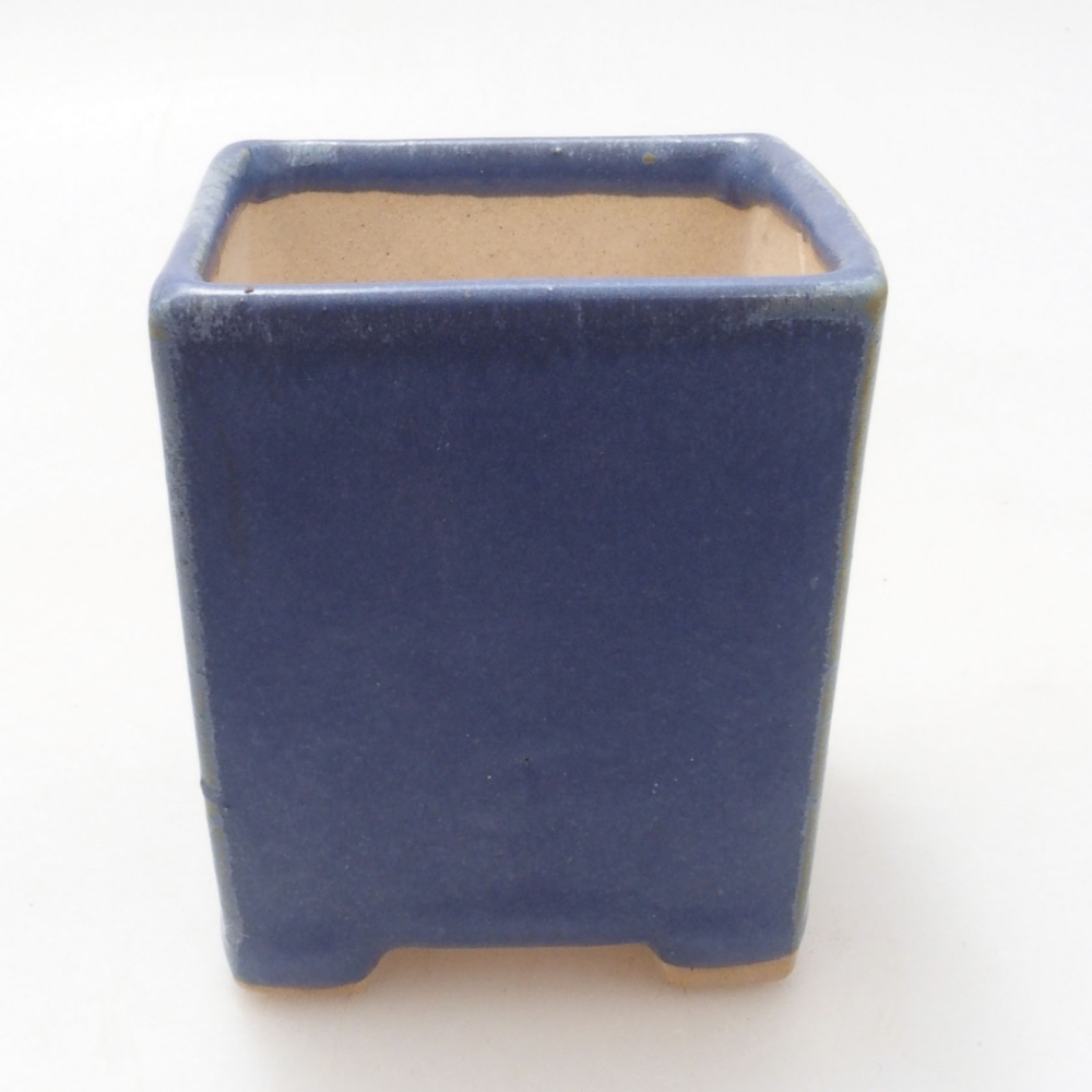 Mini bonsai miska 5,5 x 5,5 x 6,5 cm, farba modrá