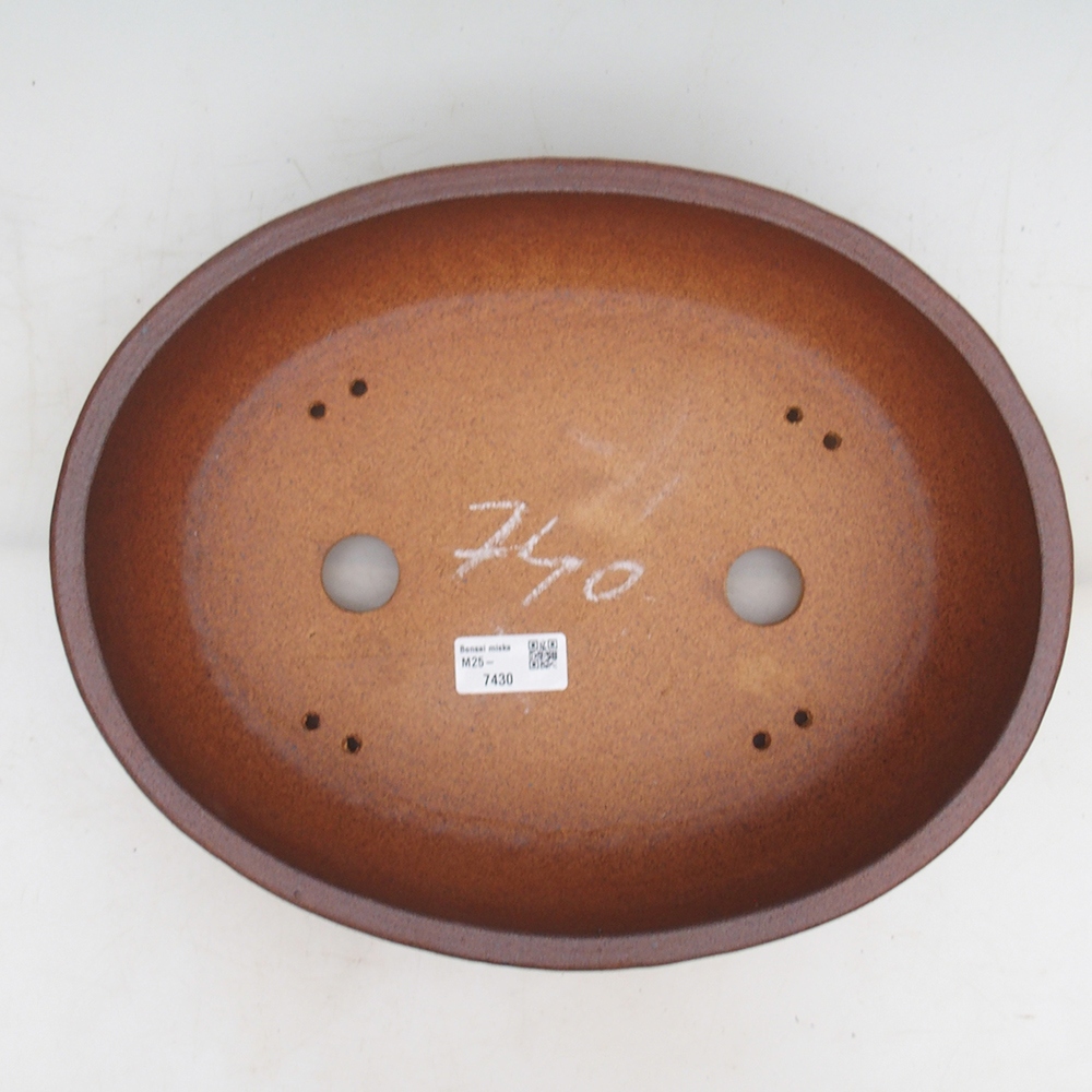 Miska na bonsaj 33 x 26 x 9 cm , farba hnedá