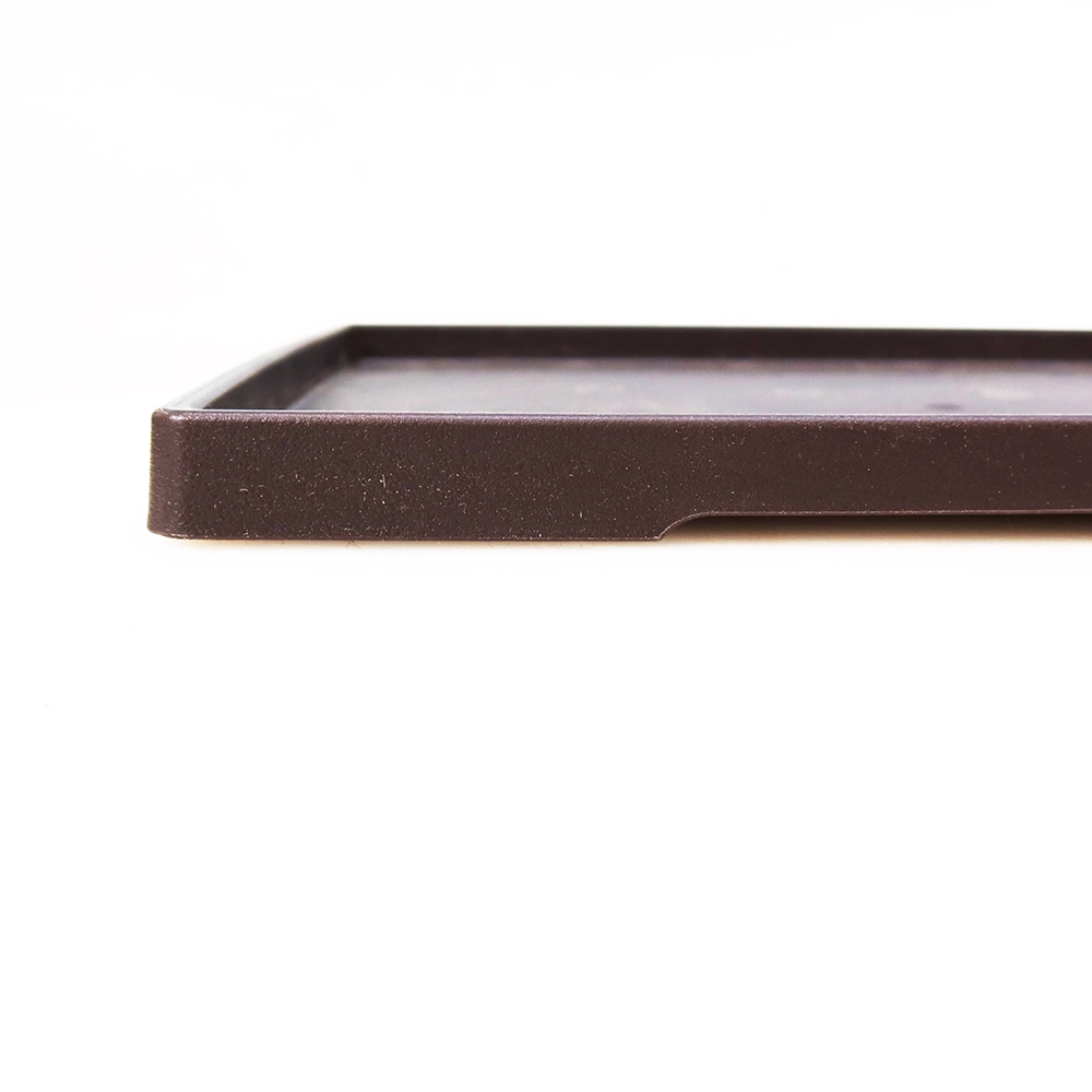 Podmiska na bonsaje z plastu PP-5 – 28 × 21 × 1,5 cm, farba: hnedá