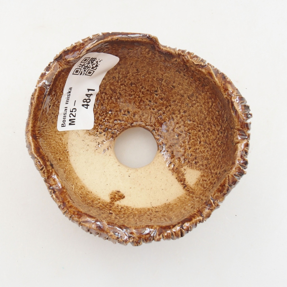 Keramická škrupina 8 x 7,5 x 6 cm, farba hnedá