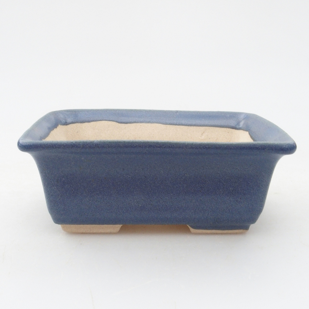 Mini bonsai miska 8 x 6 x 3  cm, farba modrá