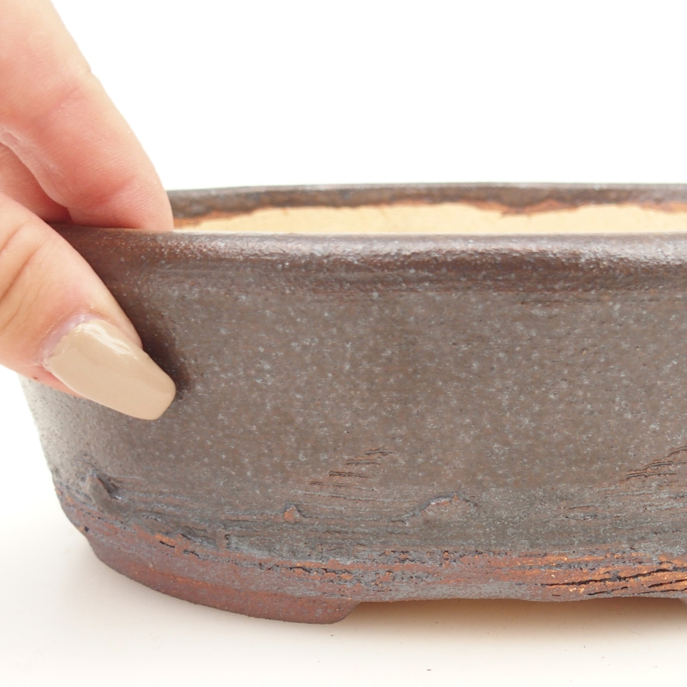 Miska na bonsaj 20 x 16 x 6 cm , farba hnedá