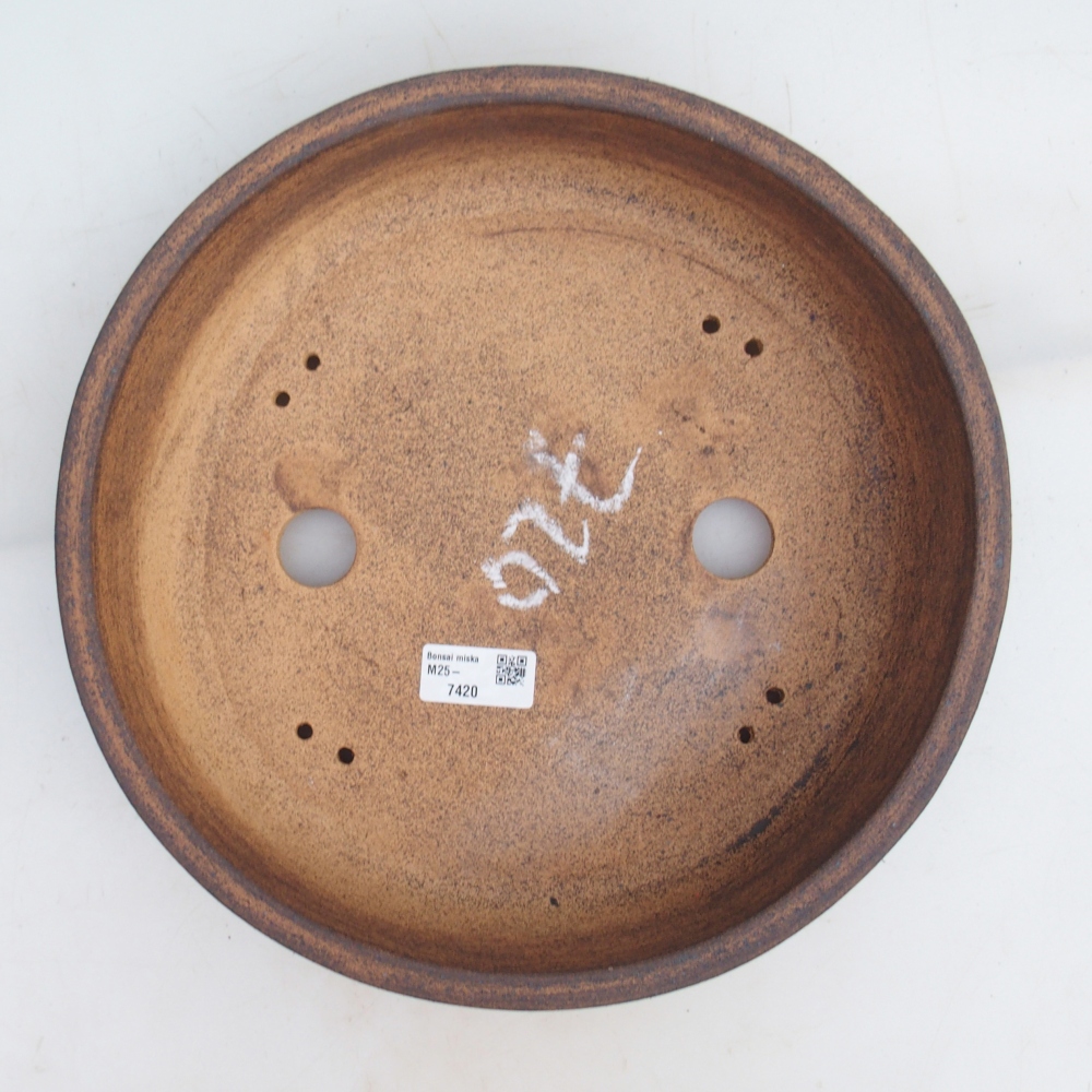 Miska na bonsaj 30 x 30 x 7,5 cm , farba hnedá