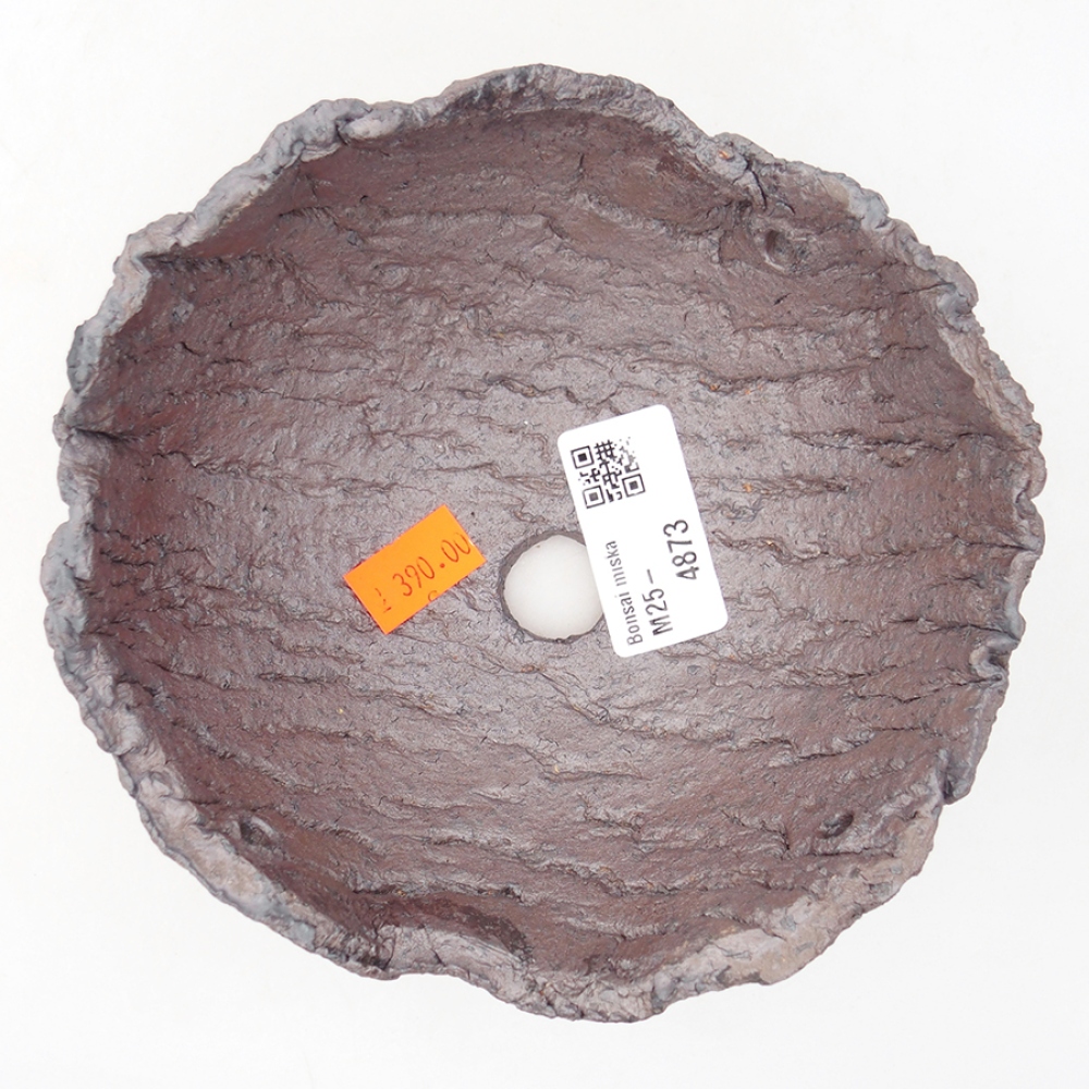 Keramická Škrupina 14 x 13 x 13 cm , farba kovová
