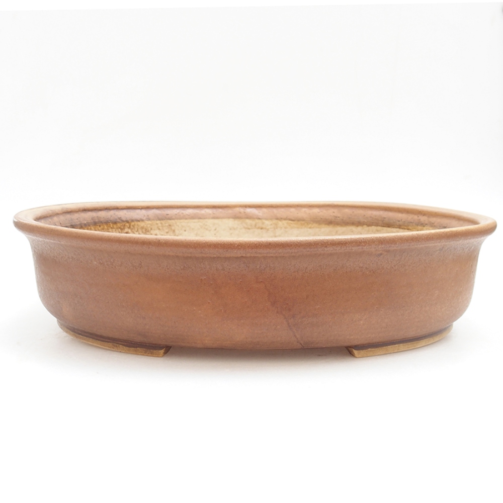 Keramická bonsai miska 32,5 x 28,5 x 7,5 cm, farba ružová