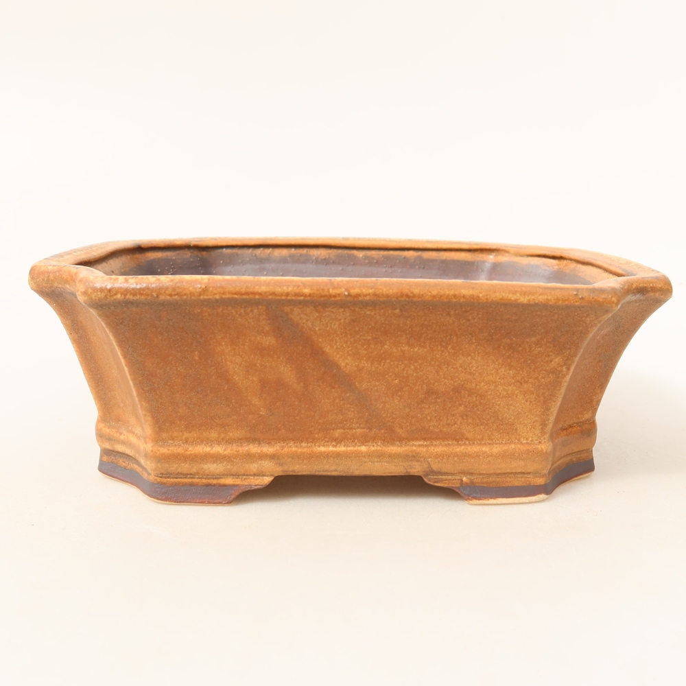 Keramická miska na bonsai 18 x 15 x 6 cm, farba ružová