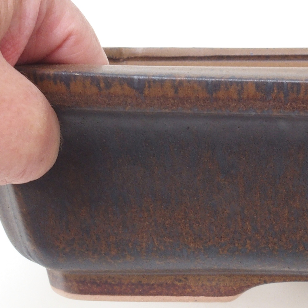 Bonsai miska H07 – 30 x 20,5 x 8 cm. - hnedá